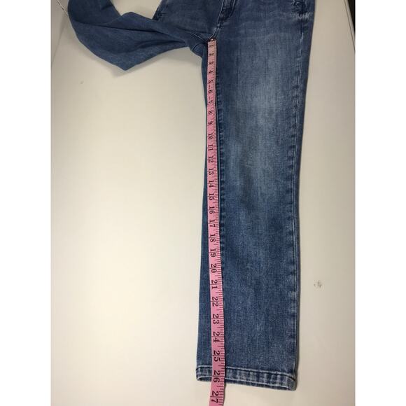 Anthropologie Pilcro Trouser Jeans 26 Blue Capsule Wardrobe Casual Everyday - Picture 11 of 12